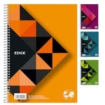 Globus Тетрадка със спирала 17х25см, 60 листа, 2 теми Edge