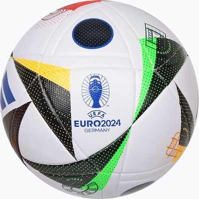 Adidas Fussballliebe 2024 League Box white/black/glow blue size 5 football