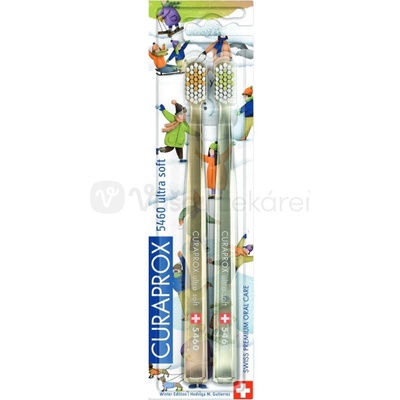 Curaprox CS 5460 Ultrasoft Zasnežená edícia 2 ks