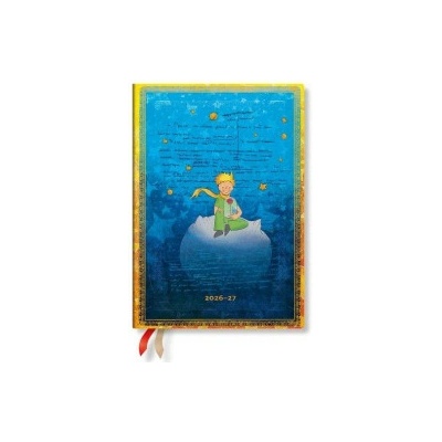 Saint-Exupéry, the Little Prince MIDI Horizontal Hardcover 18-Month Weekly Planner, 208pg, 80gsm by Paperblanks Embellished Manuscripts Collecti 2027