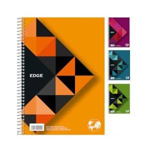 Globus Тетрадка със спирала A4, 60 листа, 2 теми Edge