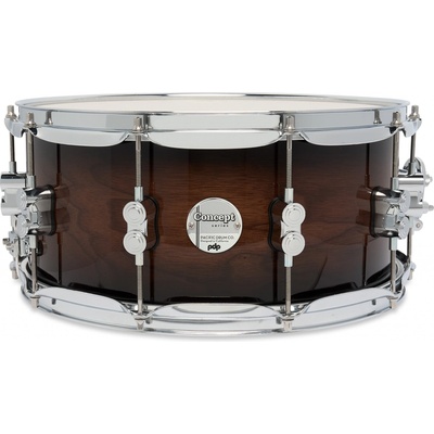PDP 14" x 6,5" Concept Maple Exotic Walnut to Charcoal Snare Drum