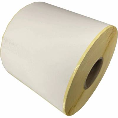 Termo Etiketa 80 mm x 100 mm, Thermo eco, Biela, Dutinka 40 mm, 1000 ks/kotúč, Odlepiteľné lepidlo, Priemer kotúča 134 mm