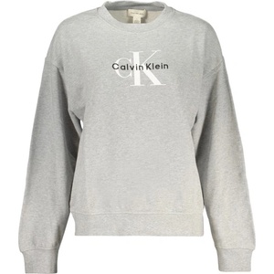Calvin Klein Дамски суичър с цип calvin klein, Размер l, Цвят Сиво (lv047g823g_grp79)