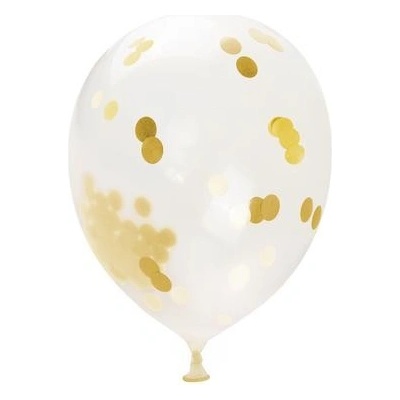 TORO Můjrendlík Balónek 30 cm zlaté konfety