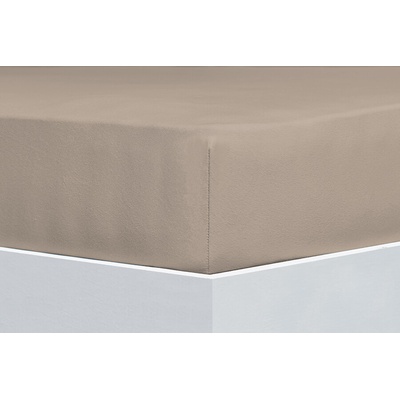 Florella Prestieradlo z organickej bavlny Jersey Taupe 90-100x200