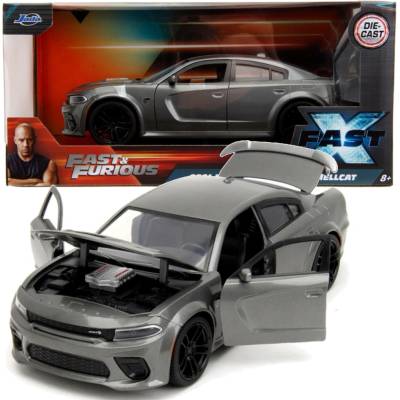 Jada Dodge Charger Srt Hellcat 2021 Fast & Furious Grey Met 1:32