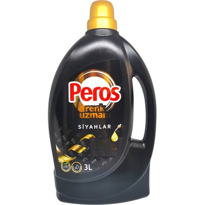 Peros течен перилен препарат, 3 литра, Черно пране