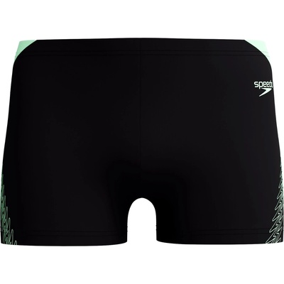 Speedo Мъжки бански слипове Speedo Hyperboom Splice Aquashort Swim brief - Black / Alfalfa Green - размер 3 (EU) (050-1377-0412)