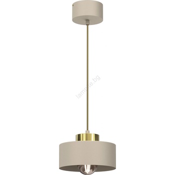 Luminex Chandeiler на връв MARTI 1xE27/15W/230V бежов/златист (LU9930)