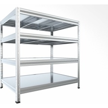 Biedrax Regál 35 x 90 x 120 cm 4 police pozink