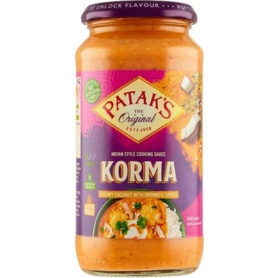 Patak's Korma hotová omáčka na varenie na indický spôsob 450 g