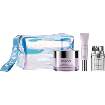 Skeyndor Corrective krém 50 ml + oční krém 15 ml + eternal dvoufázový elixír 5 ml + 5 ml dárková sada