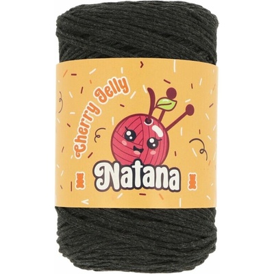 Natana Cherry Jelly macrame cotton špagát sivo čierny 05