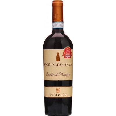 Primitivo di Manduria D.O.P. Passo del Cardinale Paololeo 2021 14% 0,75 l (čistá fľaša)