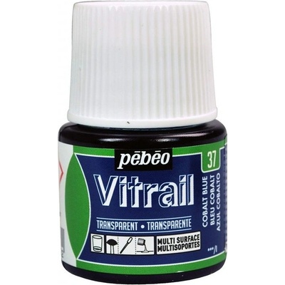 Pébéo Vitrail 45ml 37 kobaltově modrá – Zboží Dáma