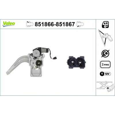 Mechanizmus zdvíhania okna VALEO 851866