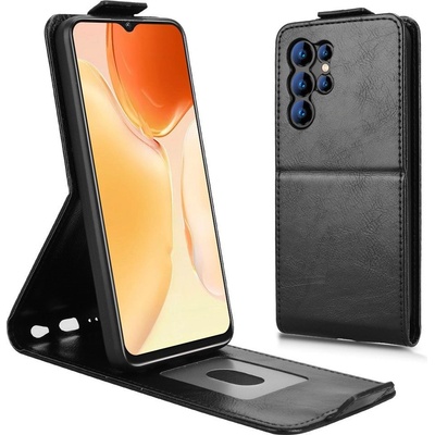 Кожен флип калъф за Oukitel C1 Pro / C1 Стенд и Холдер за Карти, вкл. Протектор, 4 Цвята