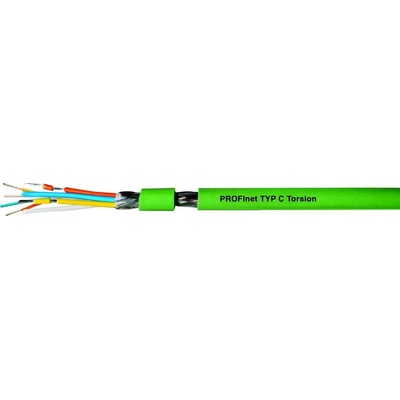 Helu 802186-1000 zbernicový kábel 2 x 2 x 0.36 mm² zelená 1000 m
