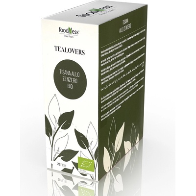 FoodNess Tealovers Tisana allo Zenzero 20 sáčků 40 g