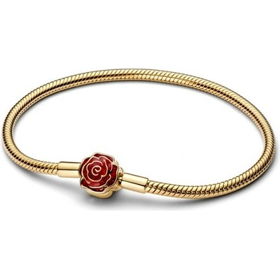 PANDORA Zlátený náramok Disney Kráska a zviera 16 cm 564019C01-16