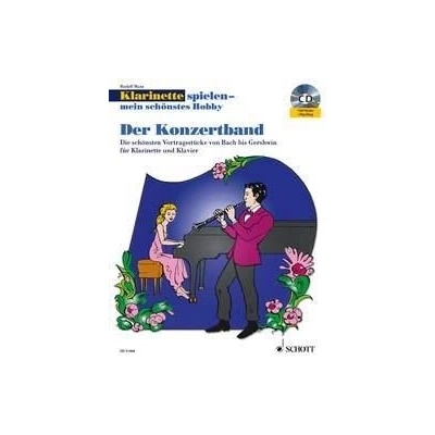 Klarinette spielen koncertné skladby pre klarinet