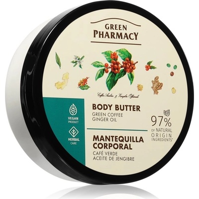 Green Pharmacy Green coffee & Ginger Oil Body butter spevňujúce telové maslo 200 ml