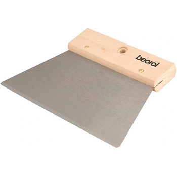 Beorol Шпакла с дървена дръжка без зъби Beorol (GKR180)