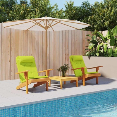 vidaXL Възглавници за столове 2 pcs Яркозелено. 58 x 77 x 4, 5 см (361841)