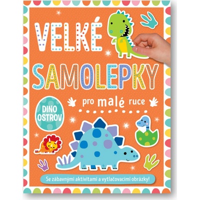 Velké samolepky pro malé ruce Dino ostrov