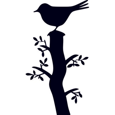 Artemis Ptáček na stromě plastová šablona 328 B 14,5x14,5cm