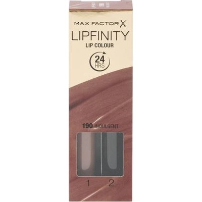 MAX Factor Lipfinity 24HRS Lip Colour течно червило 4.2 g нюанс 190 Indulgent