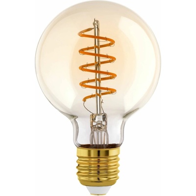 EGLO LM-E27-LED G80 8W jantárová 2700K 110368