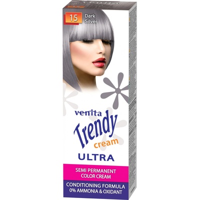 VENITA Trendy Cream 15 tmavo strieborná 75 ml