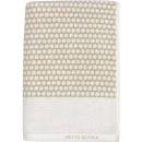 Mette Ditmer Denmark Bílo-béžová bavlněná osuška Grid 70 x 140 cm