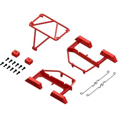 Arrma защитна клетка Desert Truck червена: Grom