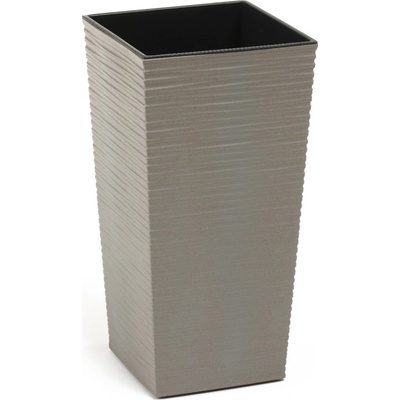 Lepaso Plastový květináč Finezia vroubek ECO 300x300 mm
