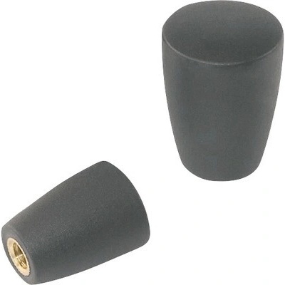 Valcová matica M8 Ø 32 mm čierna, 1 ks