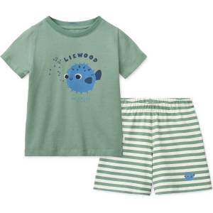LIEWOOD Детска тениска Liewood Kid's Ilford Placement Set Clothing set - Pufferfish / Peppermint / Mix - размер 98/104 (EU) (704-5719-0212)