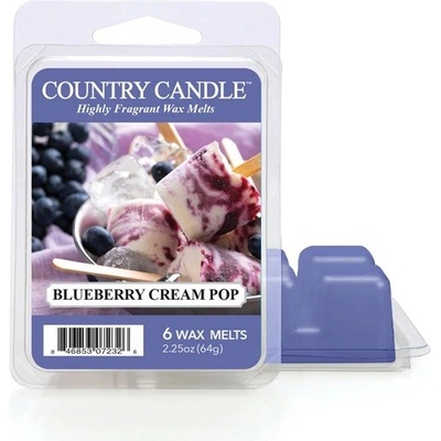 Country Candle Blueberry Cream Pop Vonný Vosk 64 g