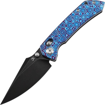 Kansept Fenrir Black Stonewashed CPM S35VN,Timascus K1034V6