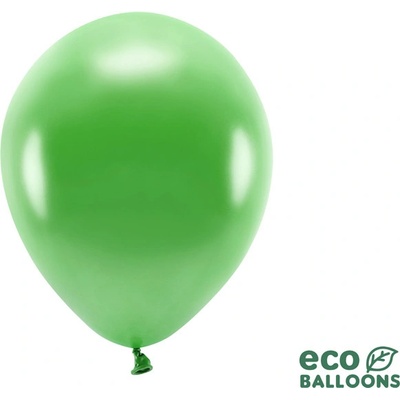 Latexové balóniky metalické Eco zelené 30cm