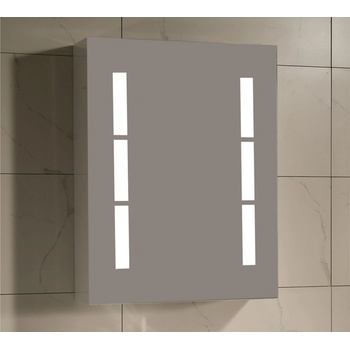 Image 1 of Inter ceramic ГОРЕН ШКАФ С ОГЛЕДАЛО icmc 5014-65 50x15x65 led ОСВ. БЯЛ (5014-65)