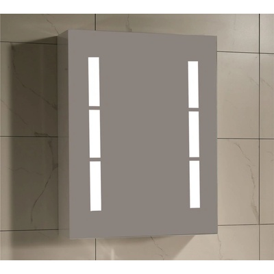 Inter ceramic ГОРЕН ШКАФ С ОГЛЕДАЛО icmc 5014-65 50x15x65 led ОСВ. БЯЛ (5014-65)