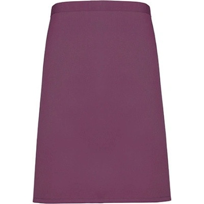 Premier Workwear Pracovní zástěra středně dlouhá PR151 Aubergine Pantone 5115 70x50cm