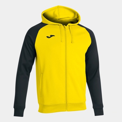 Joma ACADEMY IV mikina NA ZIP s kapucí žlutá černá