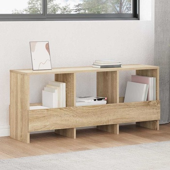 vidaXL Етажерка за списания Сонома дъб 102 x 30 x 45 см (890962)