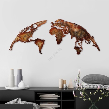 Asir Декорация за стена 2 бр. 150x59 планета метал (AS2000)