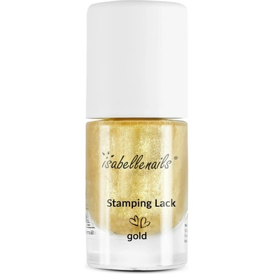 Isabellenails pečiatkovací lak zlatý 7 ml