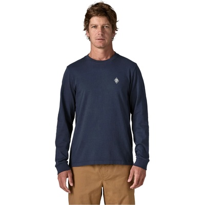 Patagonia Мъжка блуза с дълъг ръкав Patagonia L/S MW Hut Tripper Skyline T-Shirt Longsleeve - New Navy (217-0791-0314)